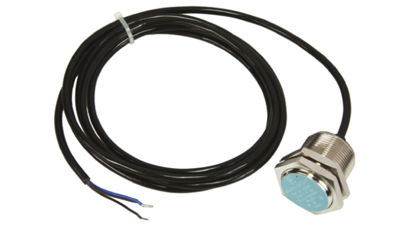 Pepperl + Fuchs Inductive Threaded Barrel Proximity Sensor, M30, 10 mm Detection, PNP NC, 15 → 34 V dc
