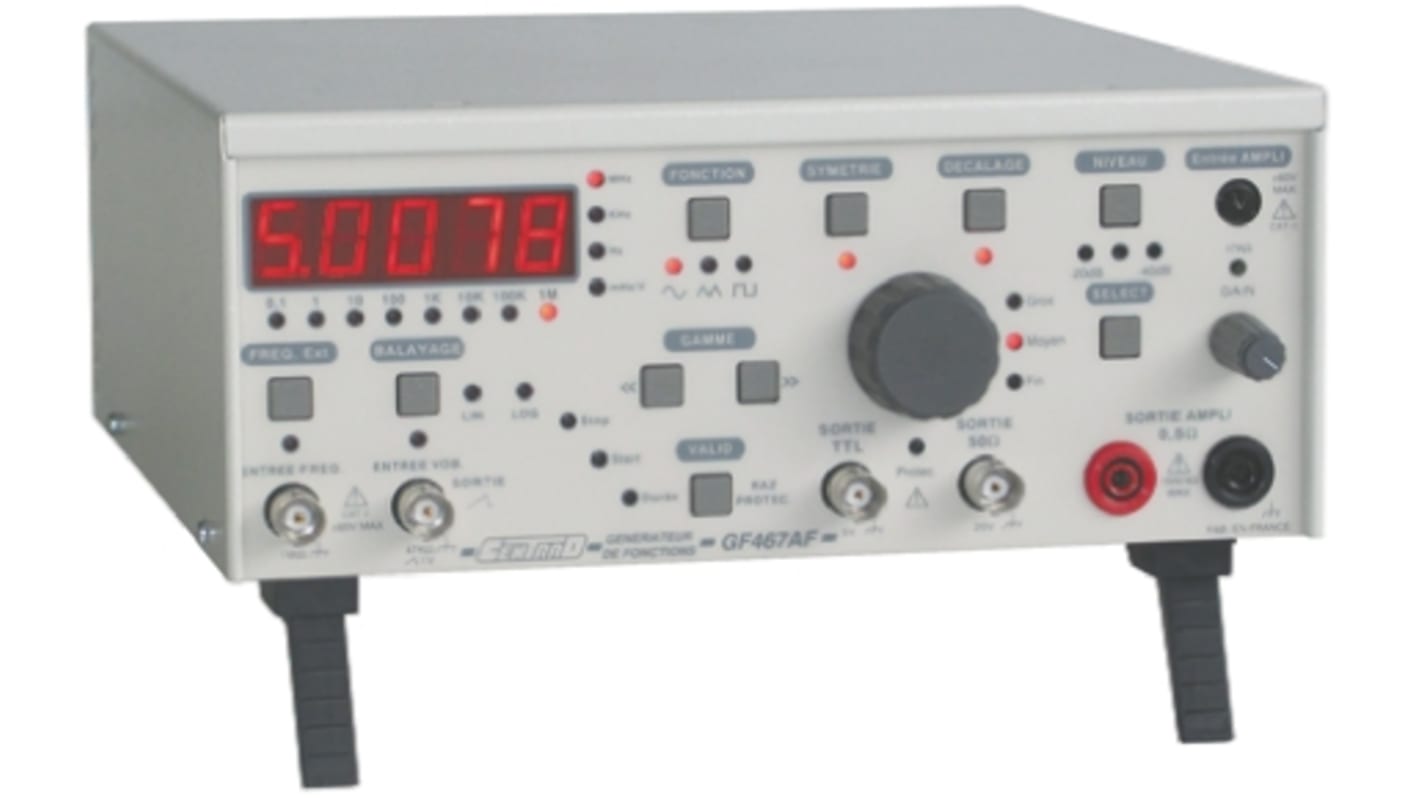 ELC GF467AF Function Generator, 0.01Hz Min, 5MHz Max, FM Modulation, Variable Sweep