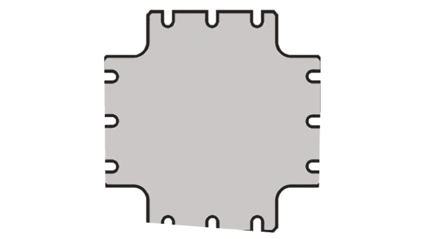 Legrand Steel Mounting Plate, 2mm H, 272mm W, 272mm L for Use with Atlantic Enclosure