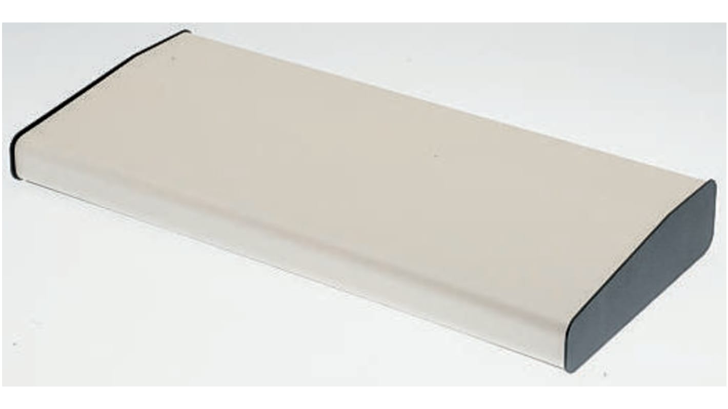 Contenitore per elettronica CamdenBoss con frontale inclinato 210 x 280 x 55mm, in Alluminio, col. Beige