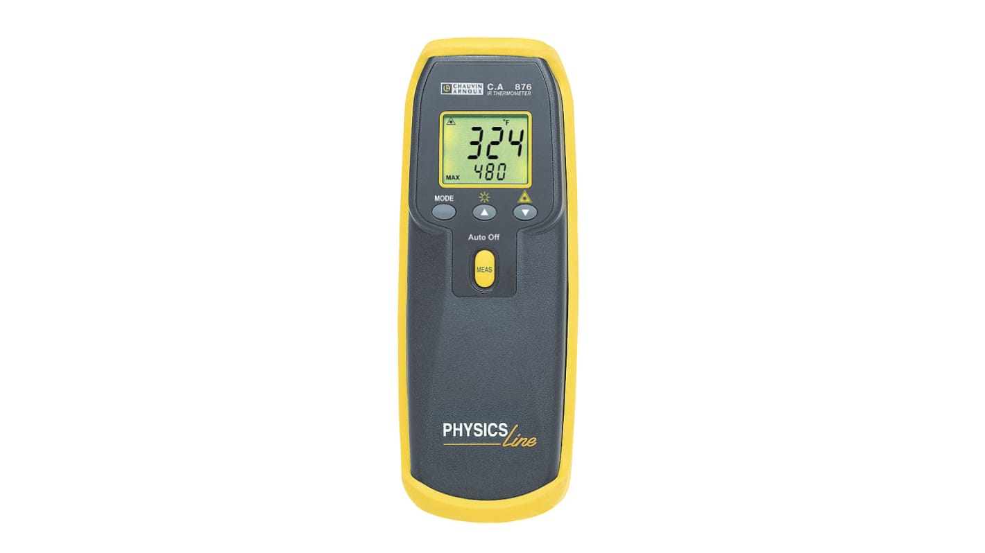 Chauvin Arnoux CA 876 Infrared Thermometer, -40°C Min, +1350°C Max, ±1 °C Accuracy, °C and °F Measurements With RS