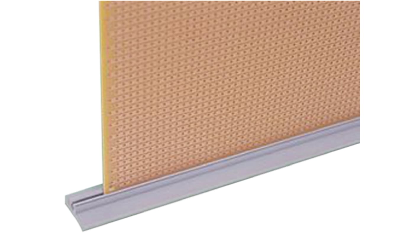 Essentra PCB Card Guide Adhesive-Backed Vertical Mount 48in Long, 1.6mm Thick Max.
