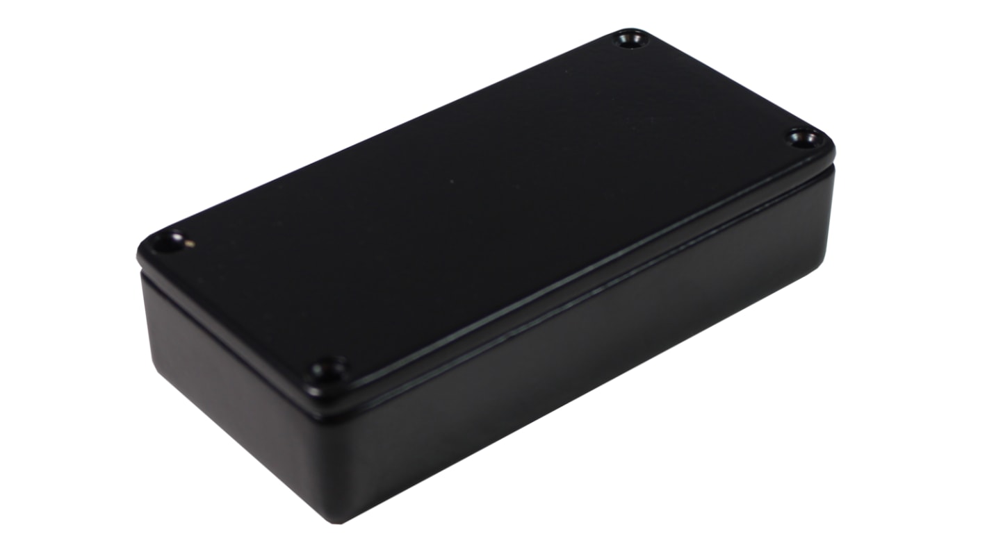 CAMDENBOSS 5000 Series Black Die Cast Aluminium Enclosure, IP54, Black Lid, 101 x 50 x 25mm