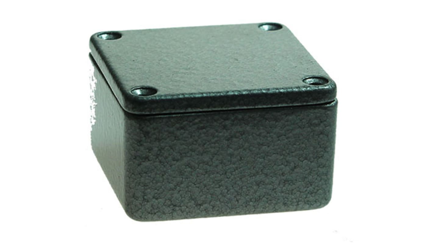 CAMDENBOSS 5000 Series Black Die Cast Aluminium Enclosure, IP54, Black Lid, 50 x 50 x 31mm