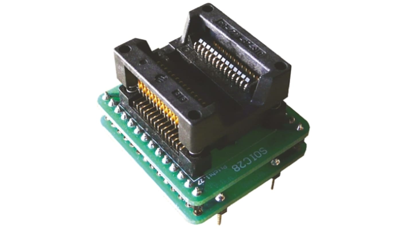 Seeit Test & Burn-in Socket, 18/28 Pin DIP to 18/28 Pin SOIC