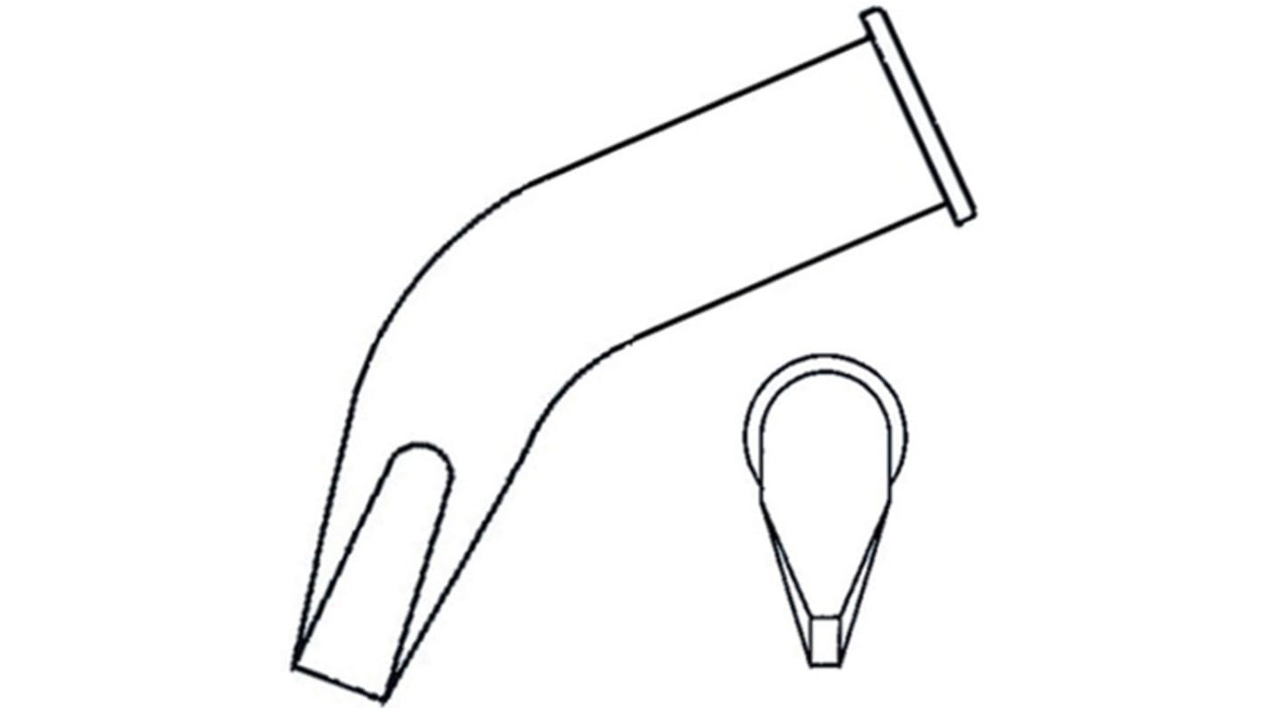 Panne de fer à souder LHT DX Weller, Tournevis coudé, série LHT, 5 mm, pour WSP150