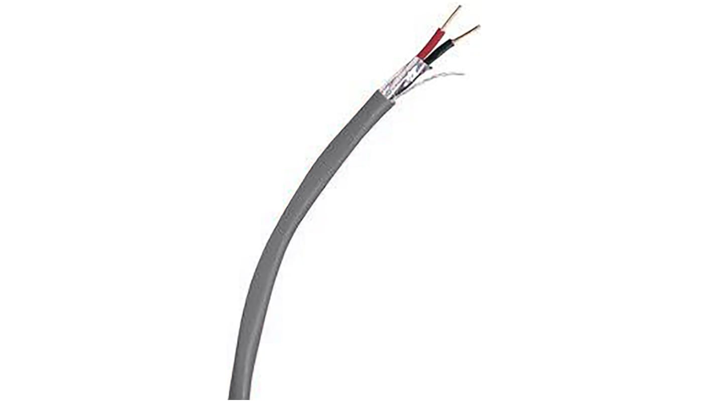 Belden 5100FE Control Cable 2 magos 2.09 mm², 8 A, 300 V, Árnyékolt, PVC köpeny, külső Ø: 5.64mm, 152m