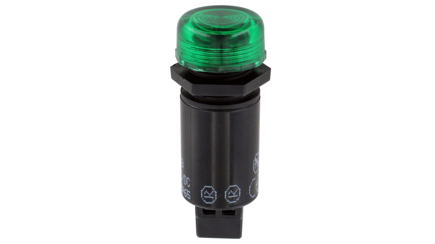 Sloan Green Panel Mount Indicator, 230V ac, 16mm Mounting Hole Size