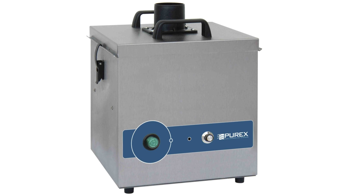 Aspiratore fumi di saldatura Purex, 230V ca, 320W, rumore 60dB(A)