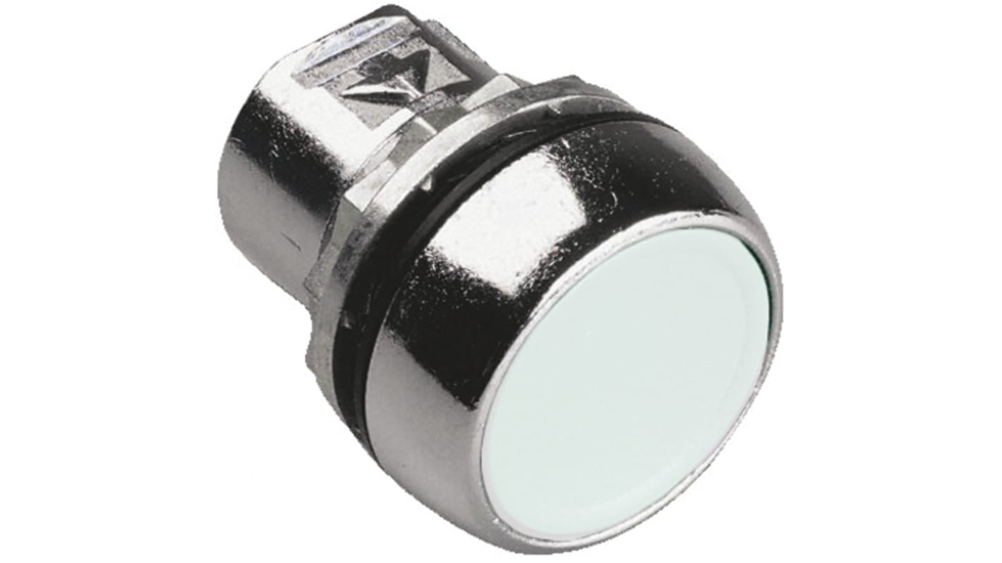 Allen Bradley 白色圆形按钮头, Φ22mm开孔, Φ29.6mm按钮, 瞬时, IP65, 800F系列