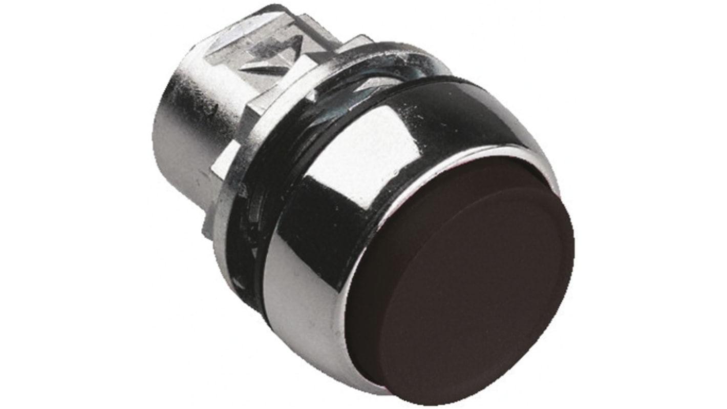 Allen Bradley 黑色圆形按钮头, Φ22mm开孔, Φ29.6mm按钮, 瞬时, IP65, 800F系列