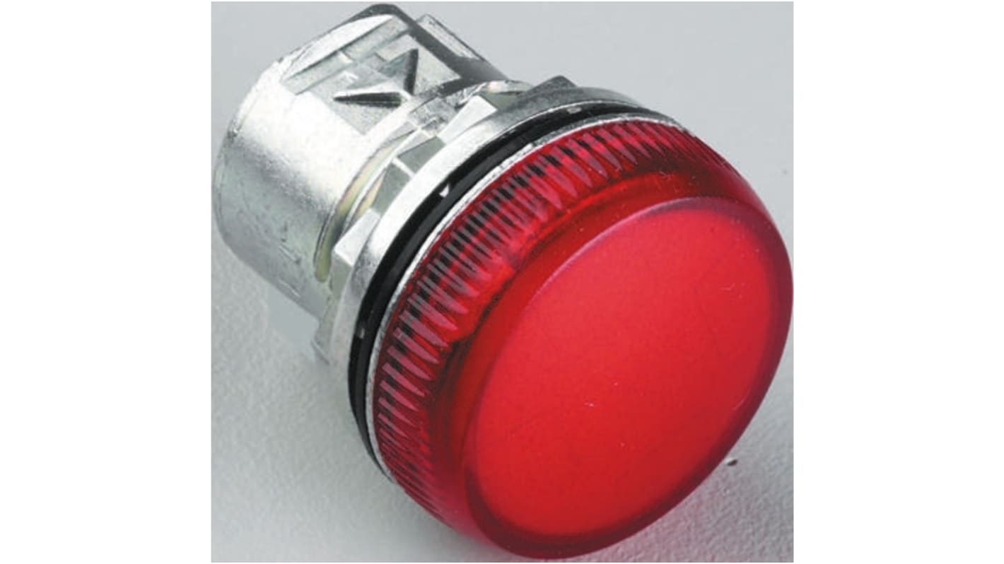 Allen Bradley Red Pilot Light Head, 22mm Cutout 800F Series