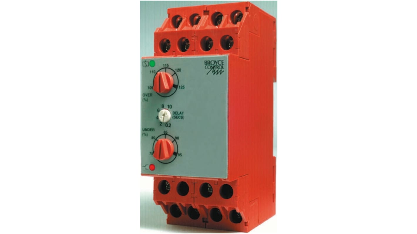 Broyce Control Phase, Voltage Monitoring Relay, DPDT