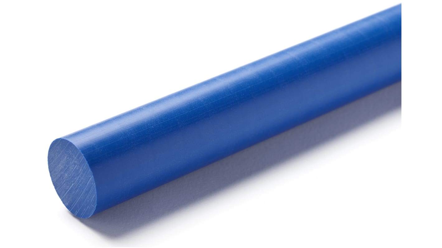RS PRO Red Acetal Rod, 1.22m x 36mm Diameter