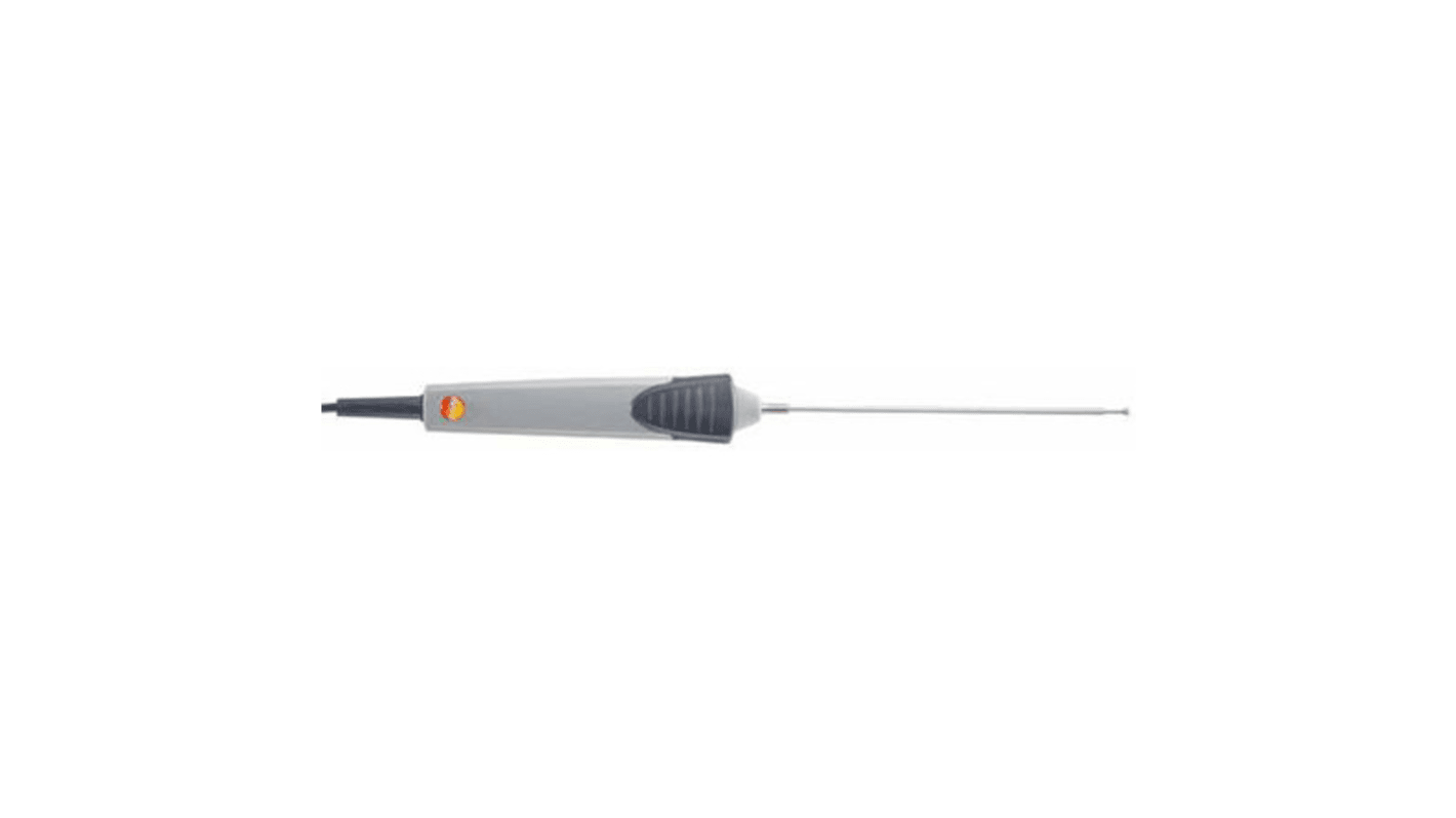 Sonda di temperatura Testo tipo K di superficie, Ø 2.5 mm, 4 mm, lungh.150mm, +1000 °C max, Cert. ISO