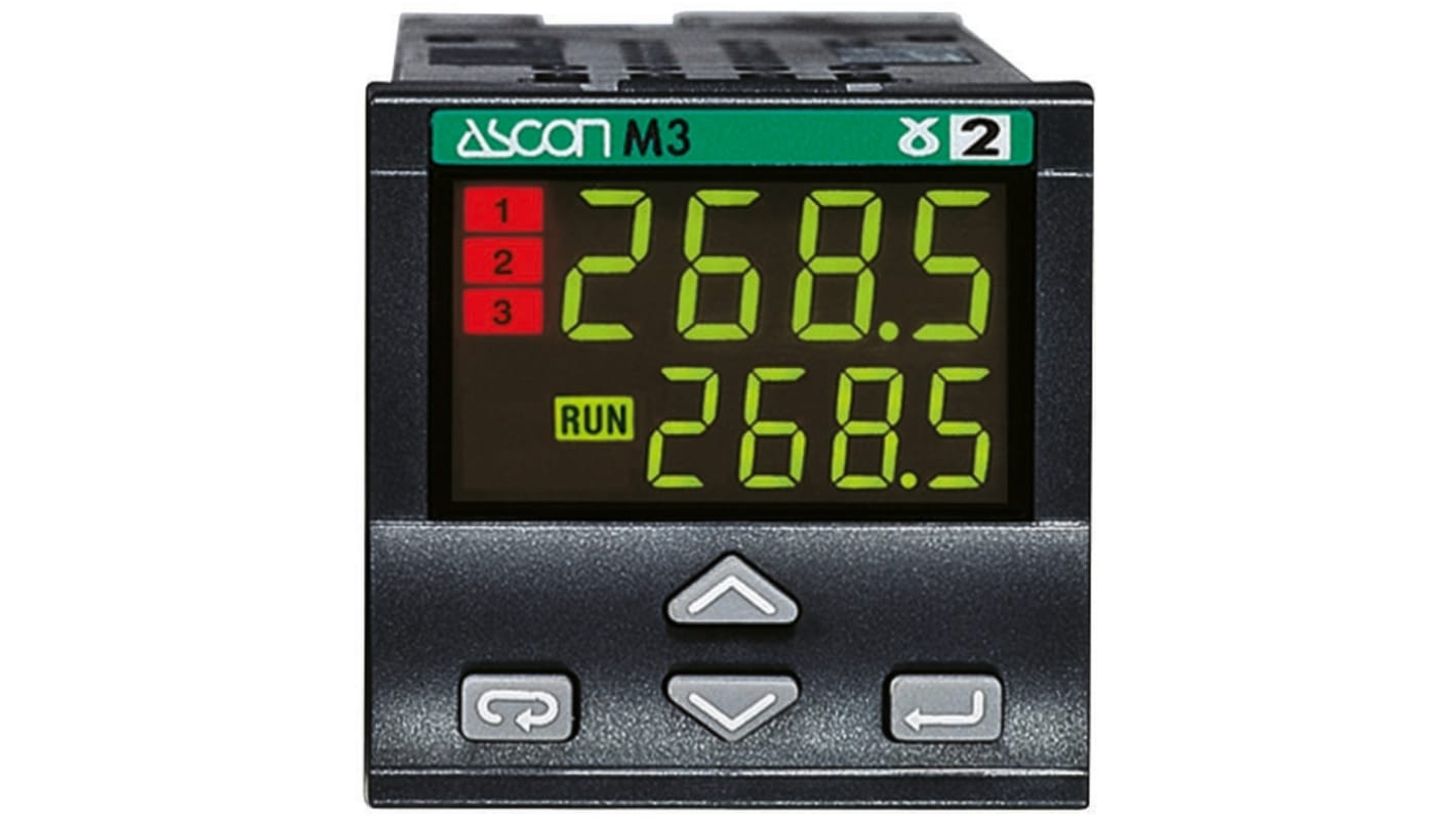 Rs-Online Termoregolatori PID Ascon 24 V c.a./c.c. 48 x 48 (1/16 DIN)mm Relè