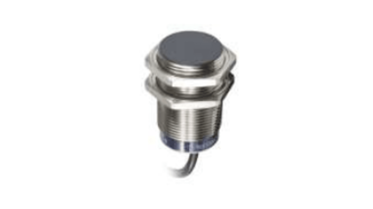 Sensore di prossimità Cilindro filettato Telemecanique Sensors, M30, rilevamento 10 mm, 10 36 V c.c.