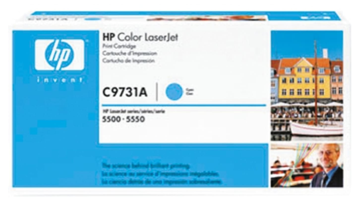 Hewlett Packard C9731A Cyan Toner Cartridge,  HP Compatible
