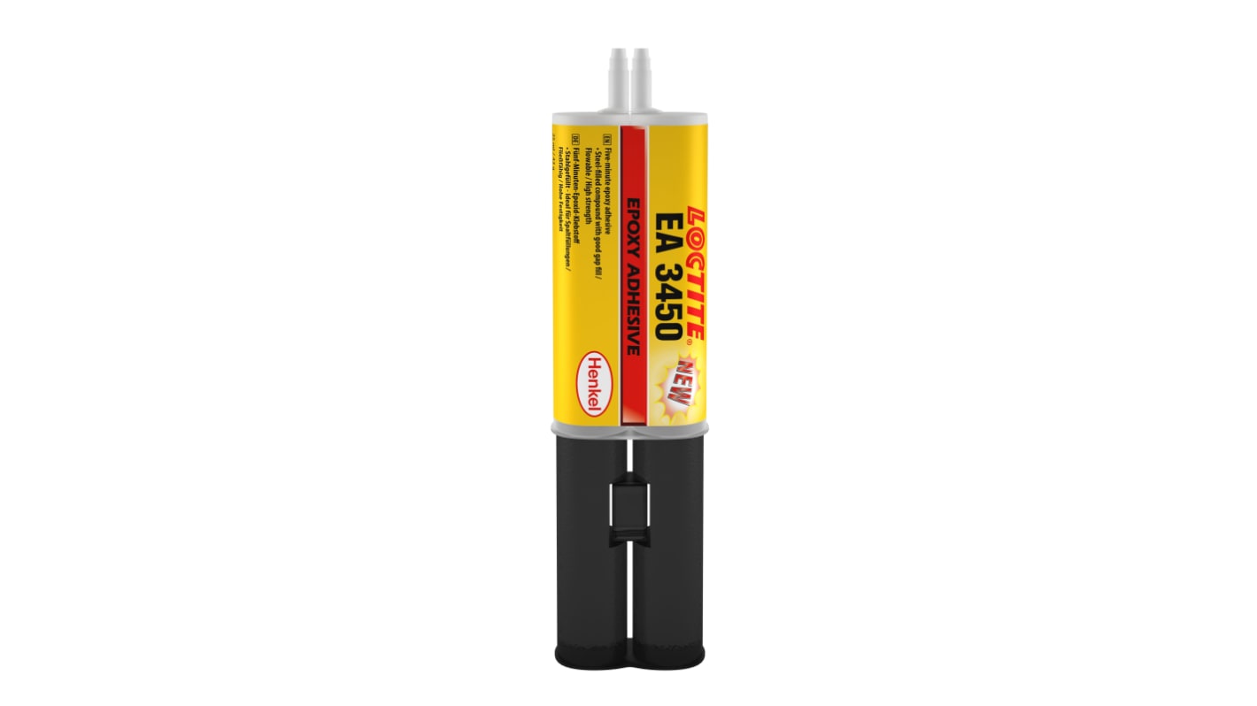 Adhesivo epoxi Gris Loctite 3450, cartucho doble de 25 ml, cura 15 min.