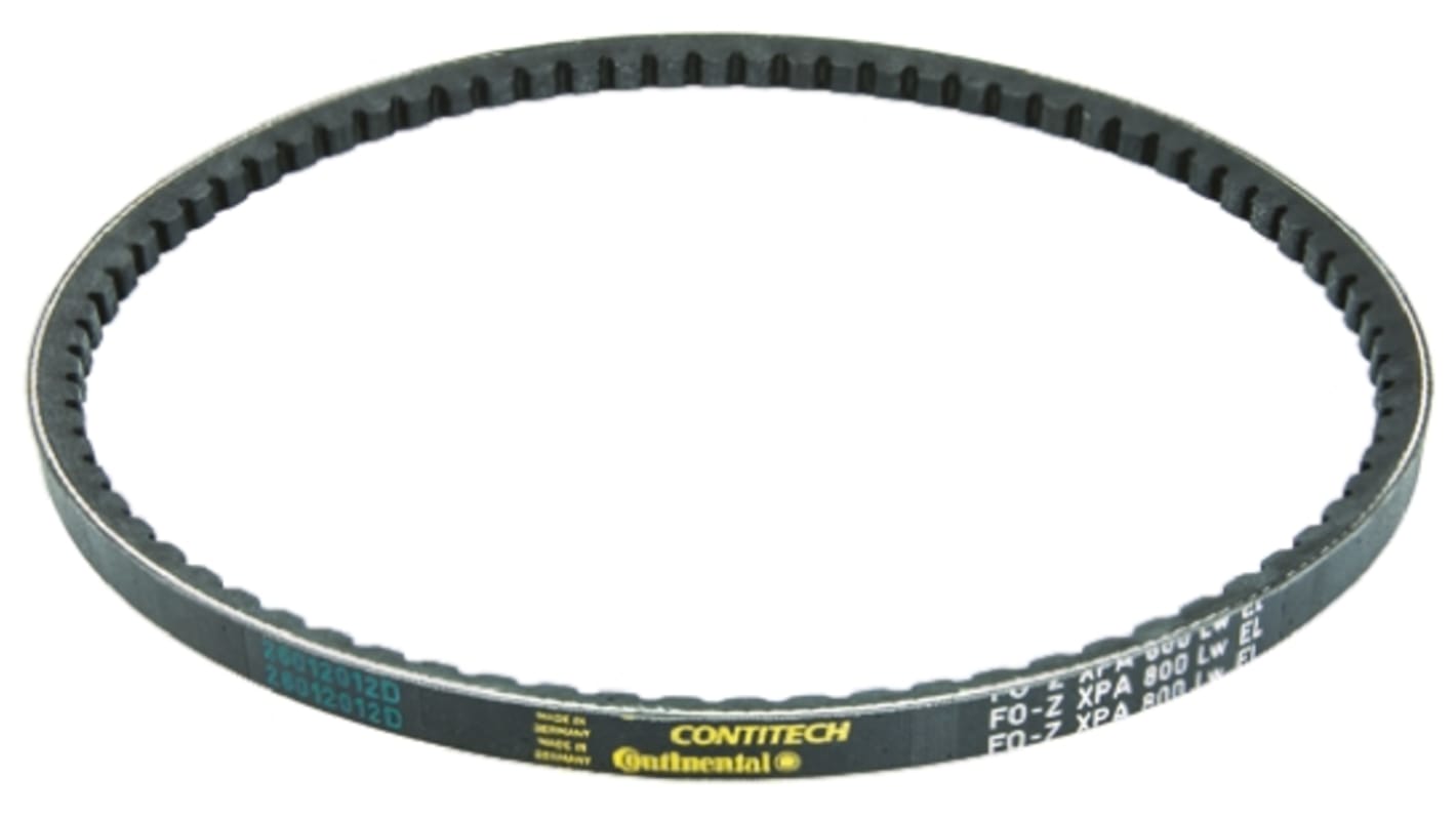 Contitech CONTI FO-Z Gummi Antriebsriemen, XPA-Profil 12.7mm x 10mm x 2500mm, Scheiben-Ø 63mm