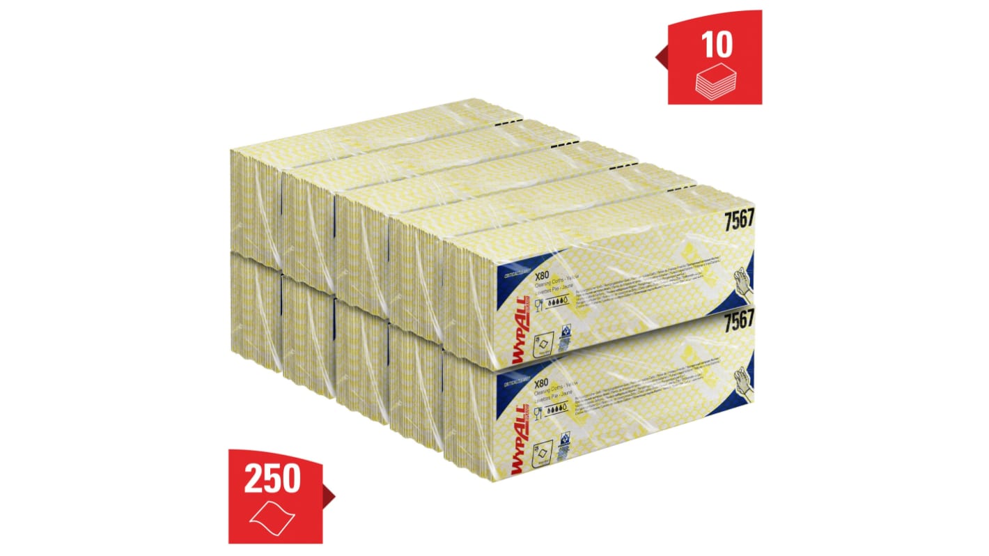 Chiffons Kimberly Clark, 420 x 360mm, x 25