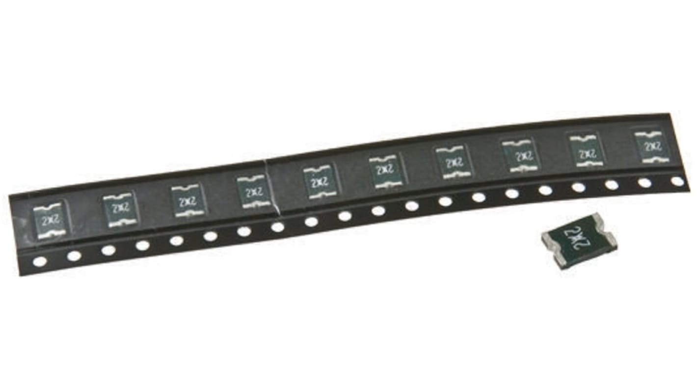 Fusibile ripristinabile Littelfuse, intervento a 1.5A in 0.2s, 13.2V cc, tenuta 0.75A, 450mΩ max