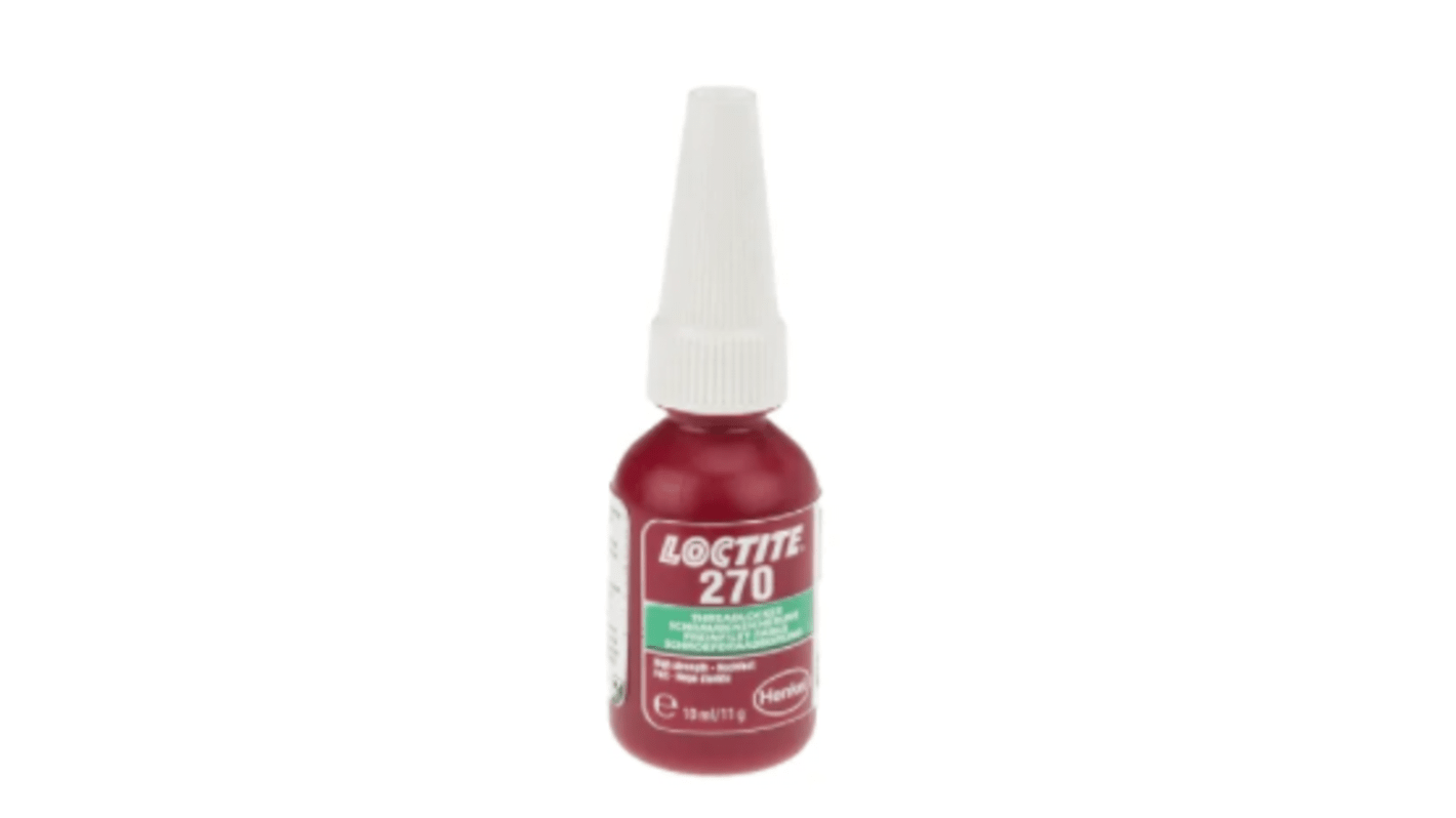 Loctite Loctite 270 Green Threadlocking Adhesive, 10 ml, 24 h Cure Time