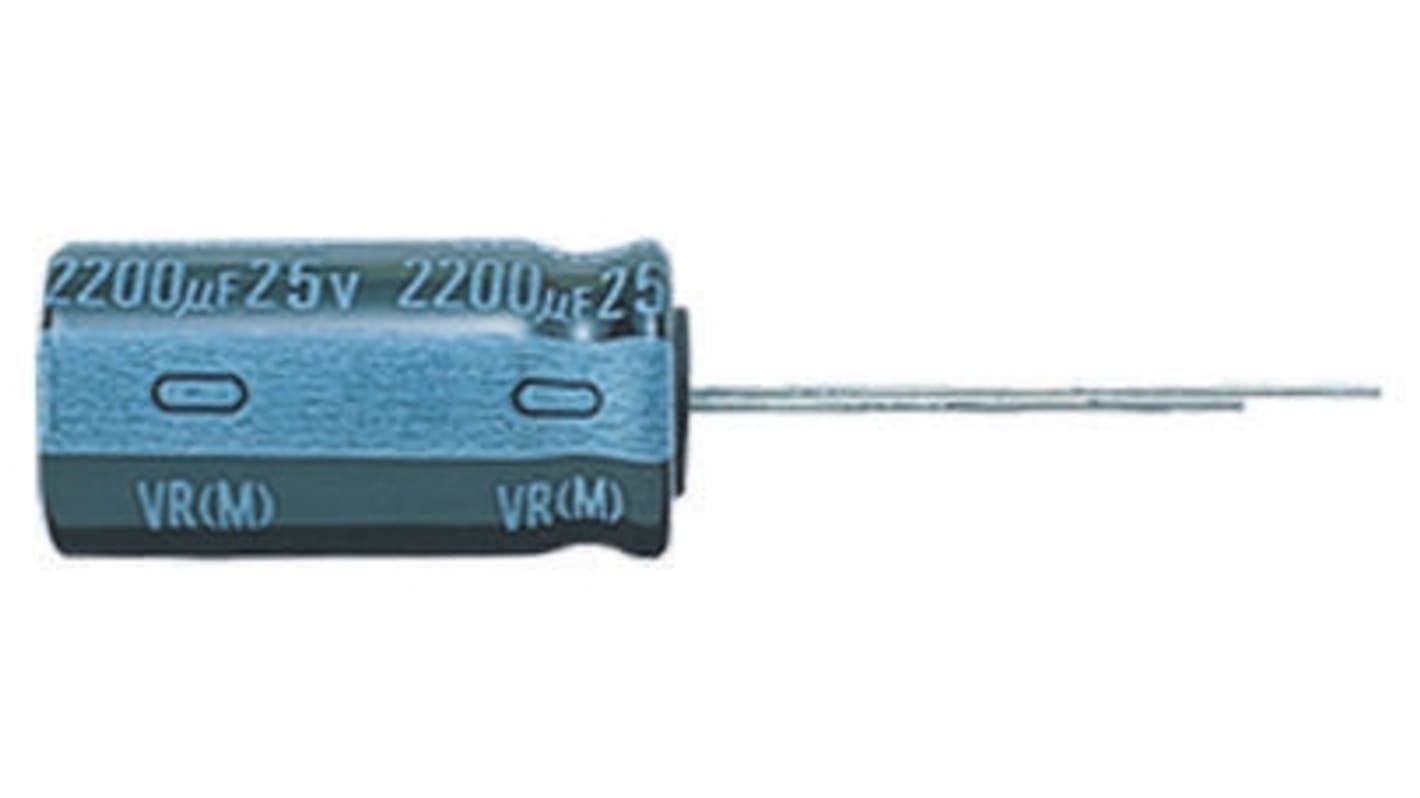 Nichicon VR, THT Aluminium-Elektrolyt Kondensator 33μF ±20% / 250V dc, Ø 12.5mm x 20mm, +85°C