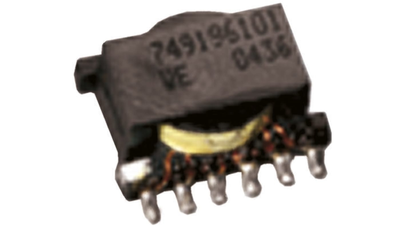 Wurth Elektronik Surface Mount Pulse Transformer 1:1:1:1:1:1 Turns Ratio