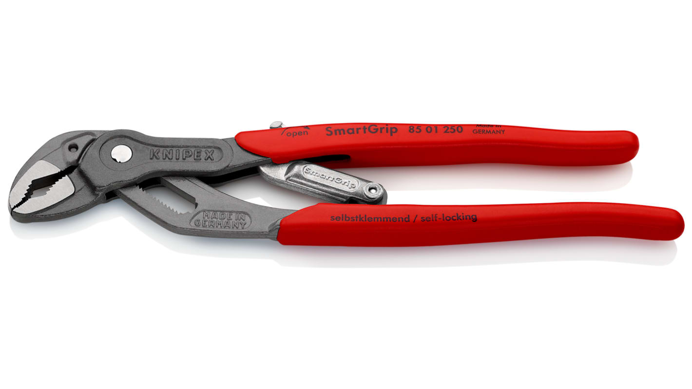 Knipex SmartGrip Water Pump Pliers 250 mm Overall Angled Tip