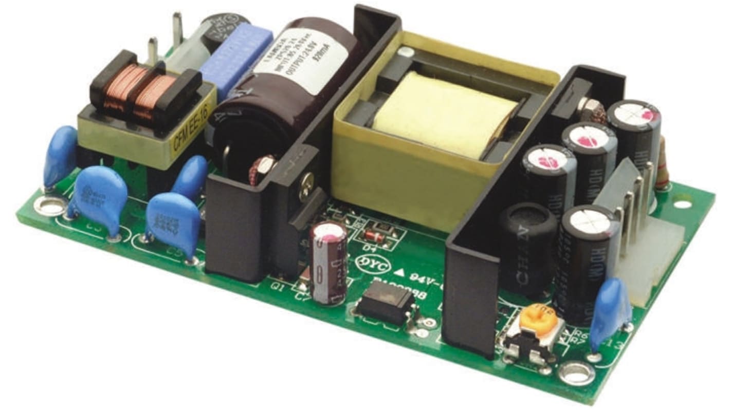 TDK-Lambda Switching Power Supply, ZPS40-24, 24V dc, 1.67A, 40W, 1 Output, 120 → 370 V dc, 90 → 264 V ac