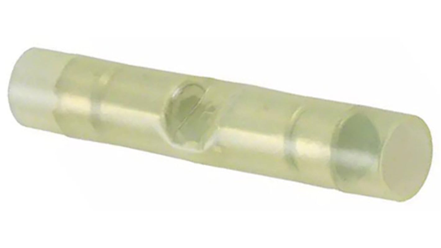TE Connectivity 电线接头连接器, 平接, 黄色, 12 → 10 AWG线规, Φ5.59mm, 42.06mm总长, PIDG系列