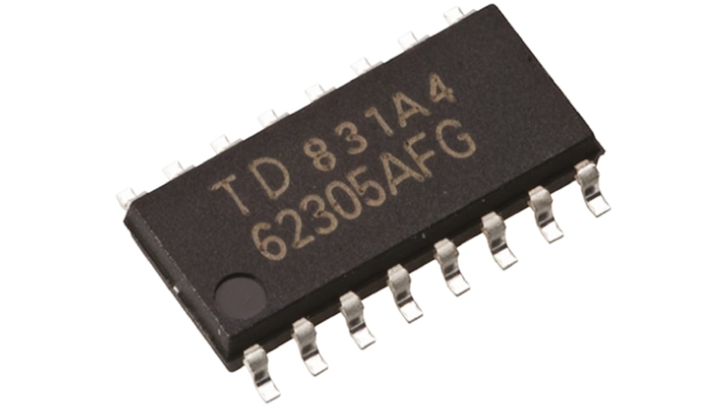 Toshiba Multiplexer/Demultiplexer, 16-Pin, SOP, 3, 5 V- einzeln, ±3V- bipolar