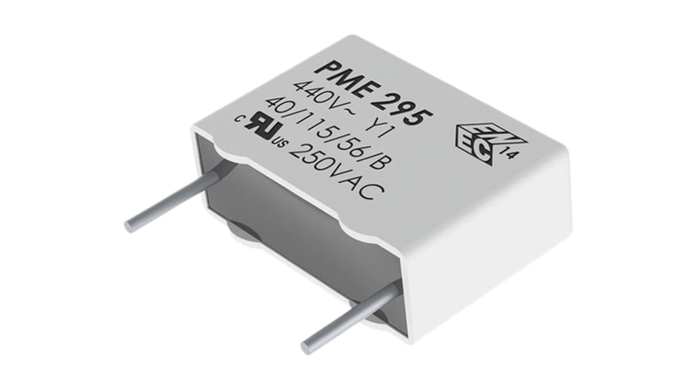 PME295RB4220MR30 | KEMET ペーパーコンデンサ, 480V ac, 2.2nF