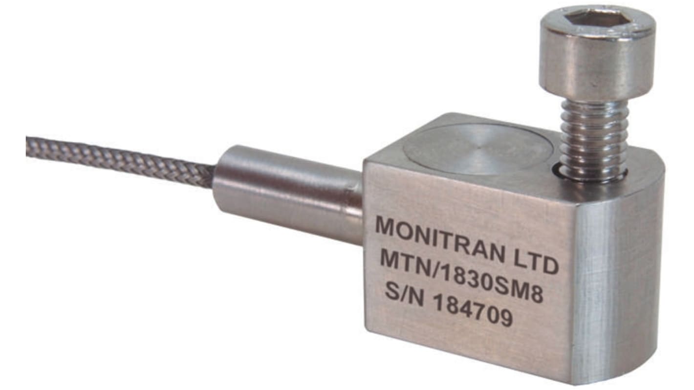 Monitran Vibration Sensor, 8 mA Max, -10°C → +140°C