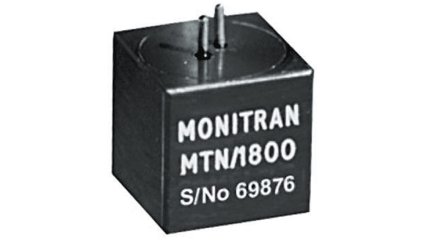 Sensor de vibraciones Monitran MTN/1800, 8 mA, -55°C → +120°C, 14 x 14 x 14 mm