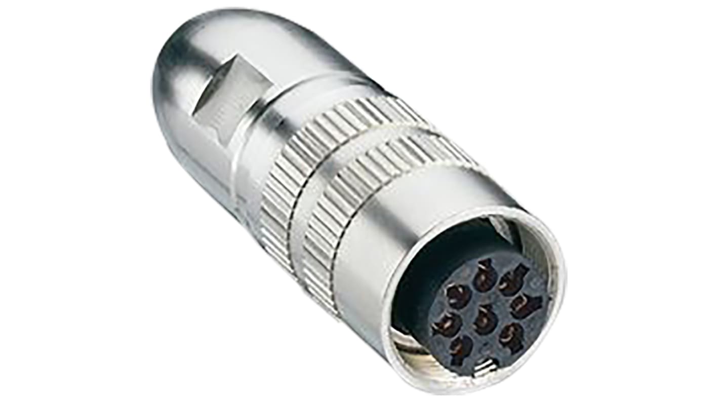 Lumberg 6 Pole Din Socket, DIN EN 60529, 5A, 250 V ac IP68, Screw On, Female, Cable Mount