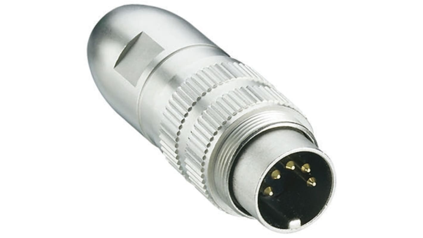 Lumberg 14 Pole Din Plug, DIN EN 60529, 3A, 60 V ac IP68, Male, Cable Mount