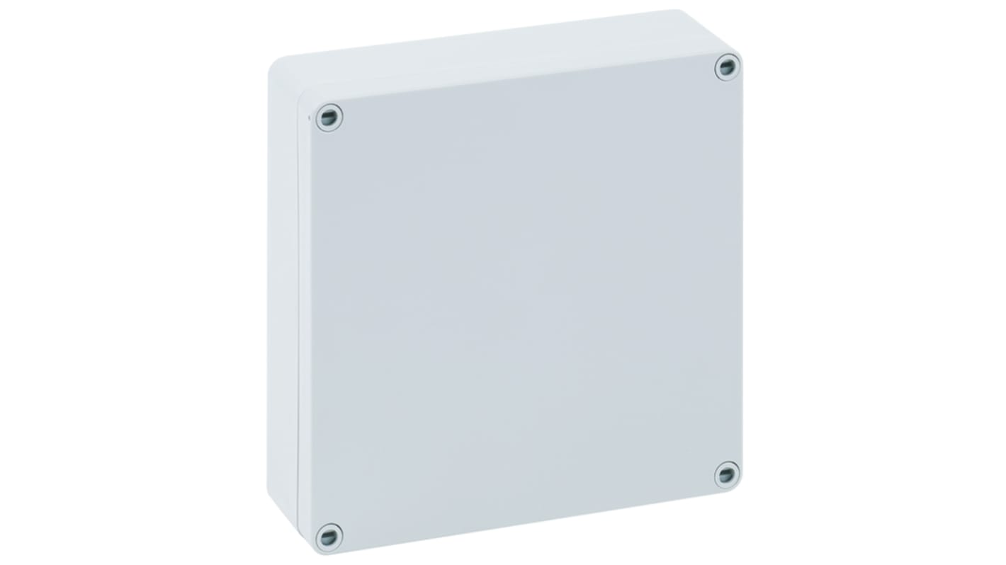 Spelsberg TK PS Series Grey Polystyrene Enclosure, IP66, Grey Lid, 182 x 180 x 63mm