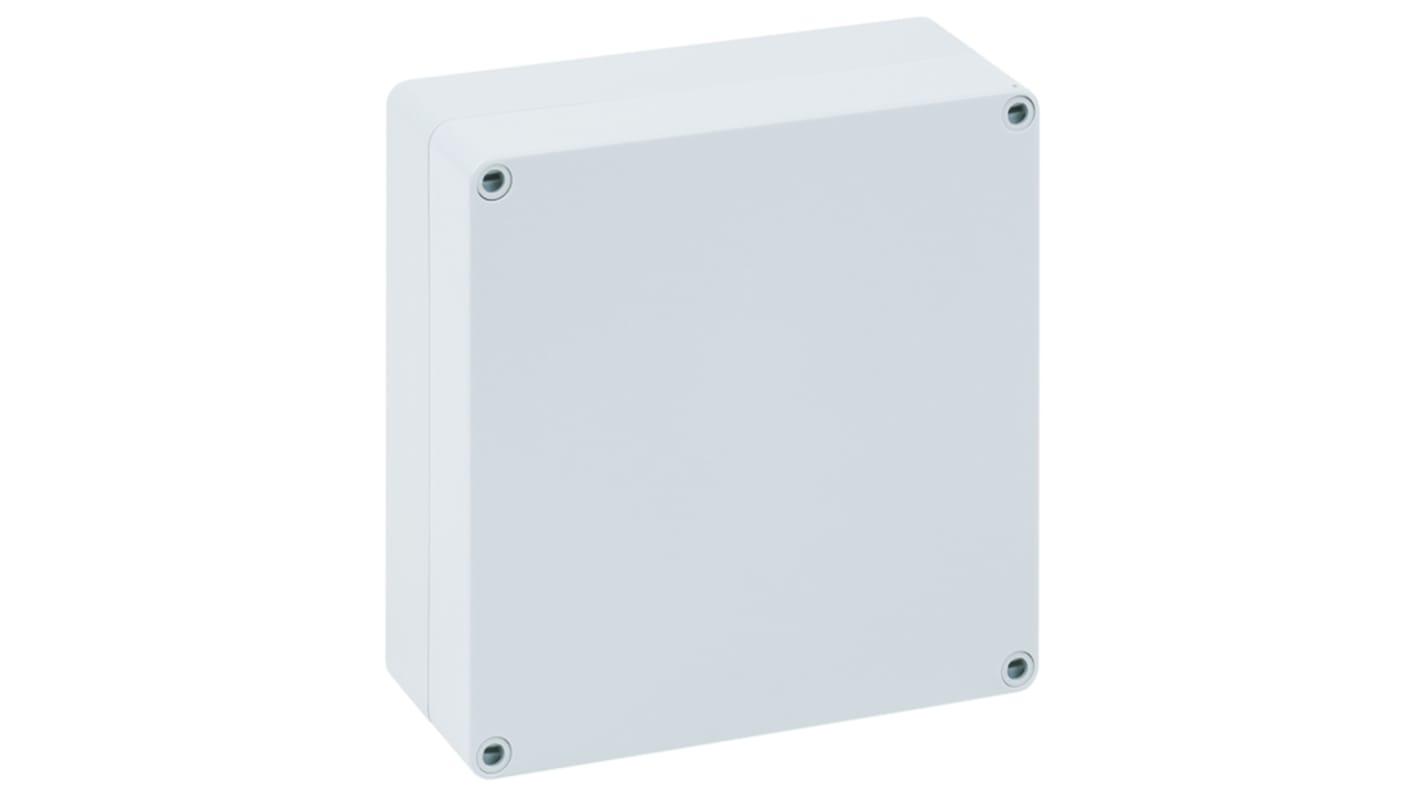 Spelsberg TK PS Series Grey Polystyrene Enclosure, IP66, Grey Lid, 182 x 180 x 84mm
