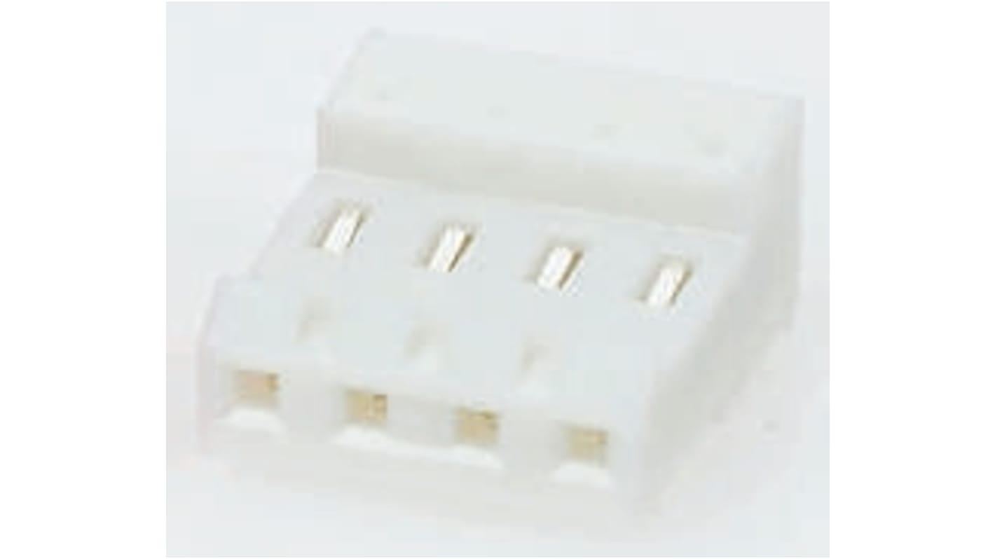 TE Connectivity 4-Way IDC Connector Socket for Cable Mount, 1-Row