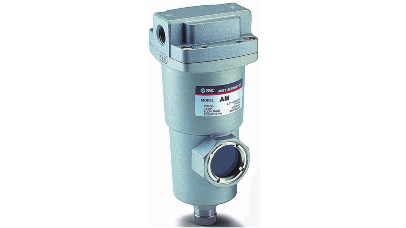 SMC 750 L/min Rc 3/8 Pneumatic Separator, 0.3μm filtration, 0.1MPa to 1 MPa