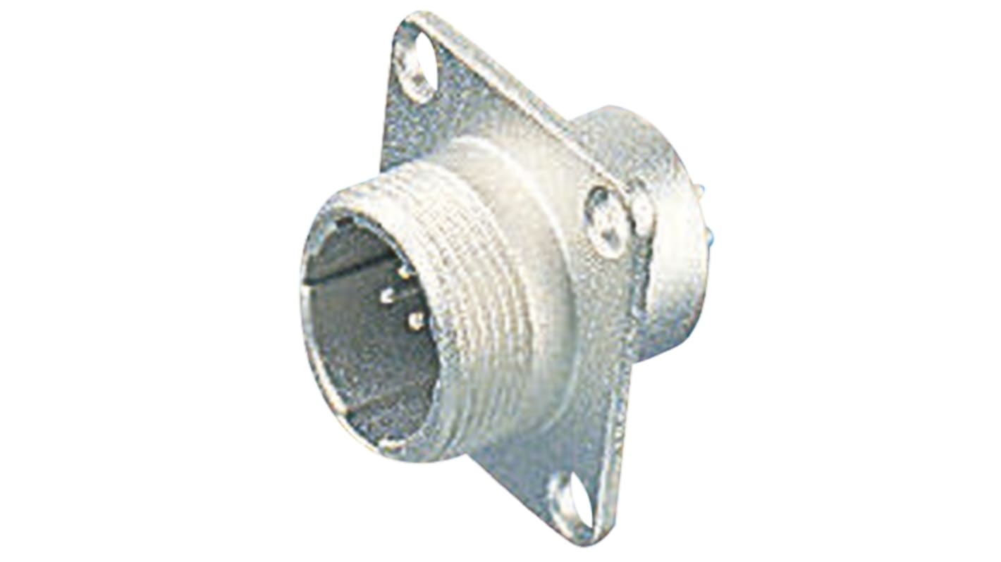 Hirose Circular Connector, 7 Contacts, Panel Mount, Socket, Male, JR Series