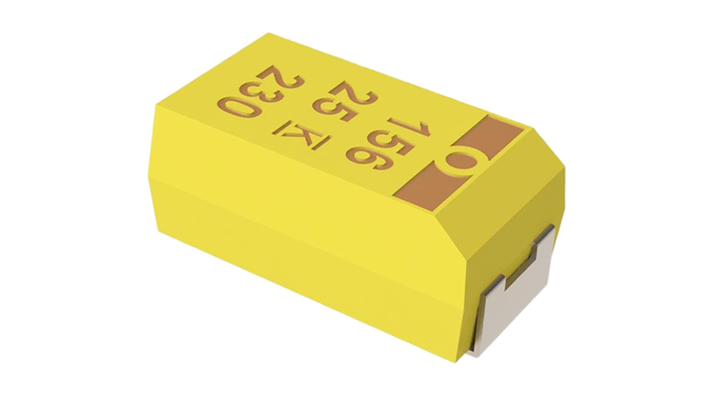 KEMET 1μF MnO2 Tantalum Capacitor 50V dc, T494 Series