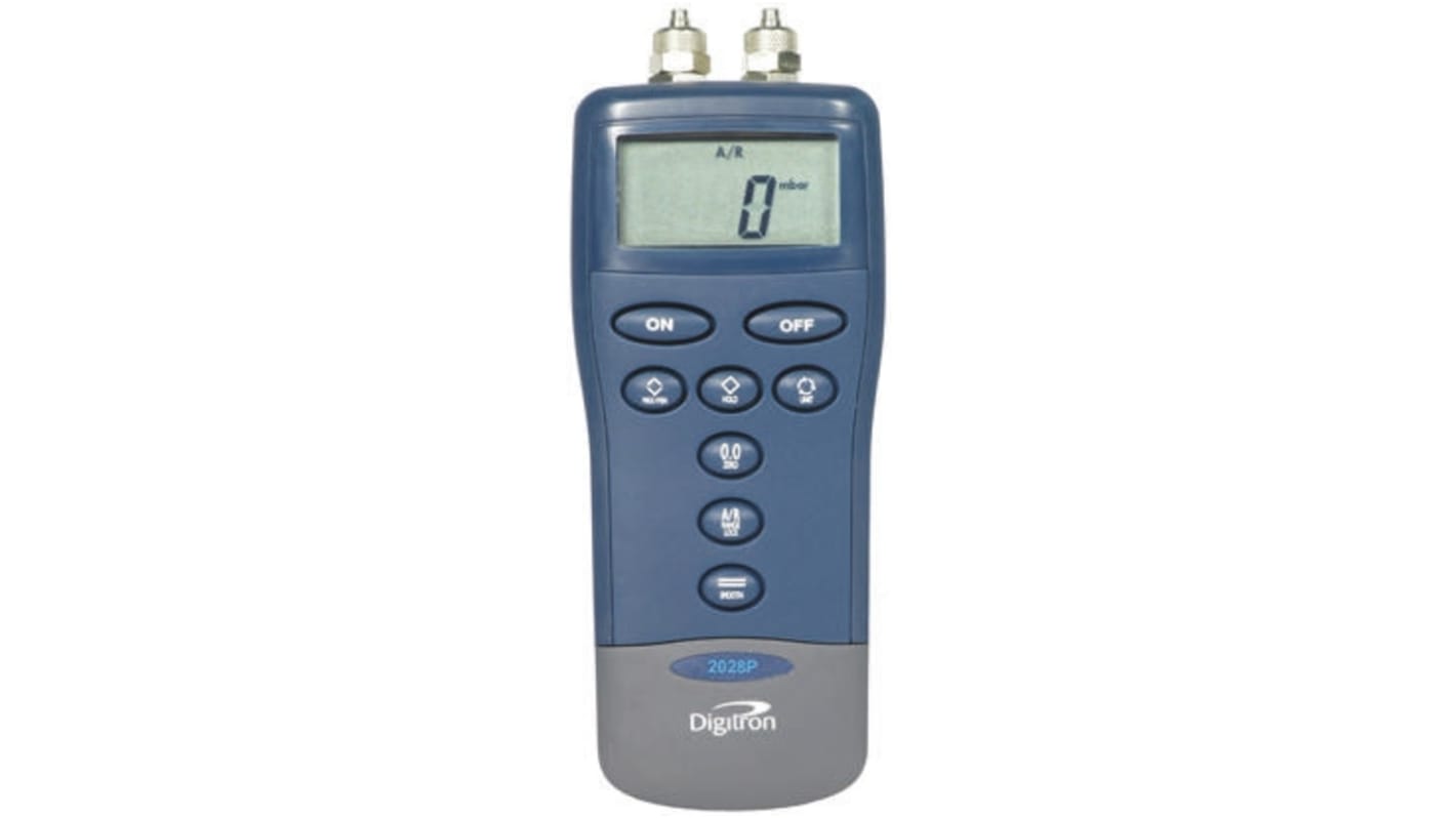 Digitron 2000P Differential Digitalmanometer ±0,15 % + 0,0015 bar + 1 Stelle, 0bar → 1bar