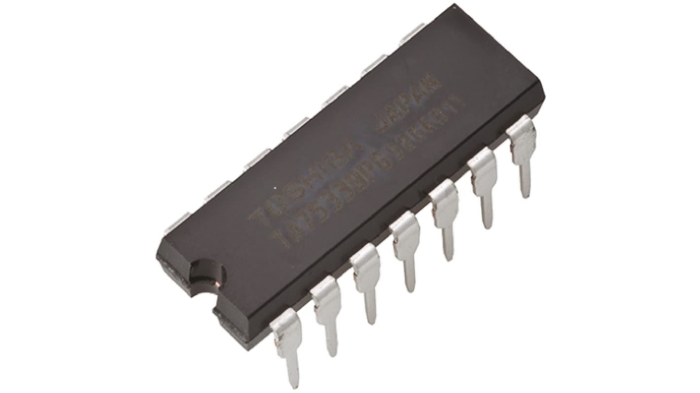 Toshiba TC74HC02AP(F), Quad 2-Input NOR Logic Gate, 14-Pin PDIP