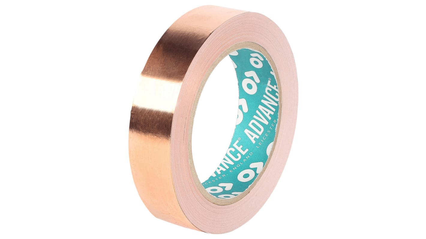 Advance Tapes AT526 Conductive Metallic Tape, 19mm x 33m