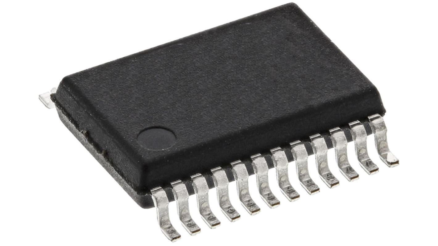 Texas Instruments, DAC 16 bit-, 172ksps, ±0.15%FSR Serial (SPI), 24-Pin SSOP