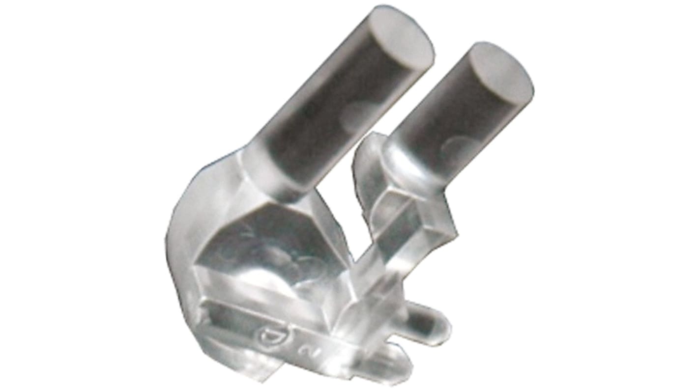 Światłowód do LED, sztywny, kątowy, dł. 17.9mm, 2-rzędowy, 2-drożny, Dialight