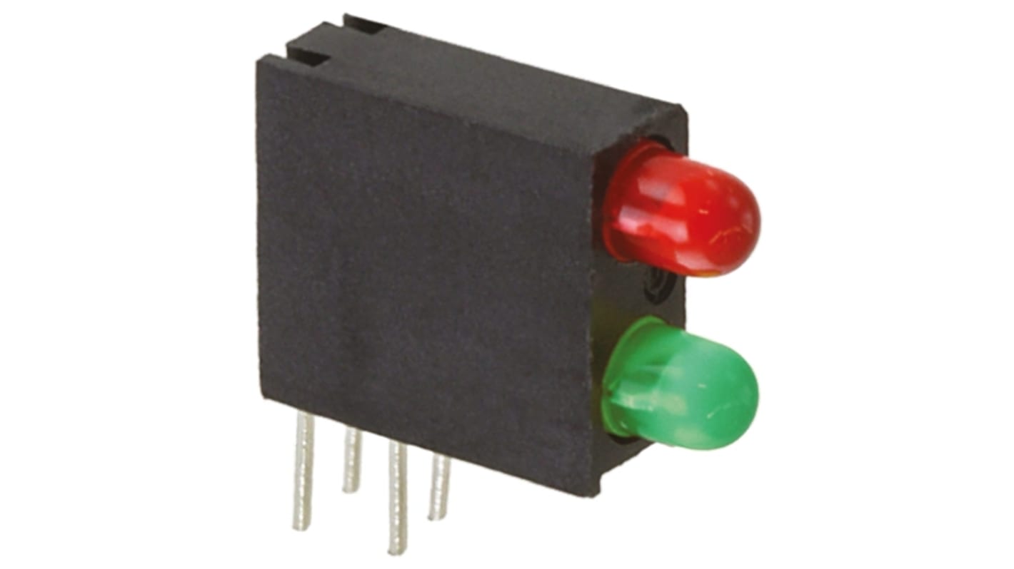 売れ筋商品 直角 緑/赤 基板用LED表示灯 ダイアライト | 553-0312F 60 2色 ° その他